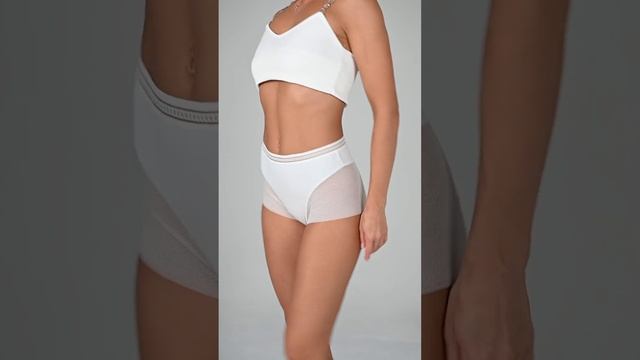 Коллекция MESH от AMORET, трусы с высокой линией талии A_MeshHW5041