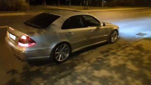Мерседес 211 подчинил турбину 2.7 cdi. Тест драйв.