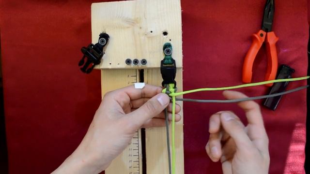 Паракорд Плетение браслета "Язык дракона" (Paracord Dragon's tongue)