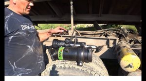 КУПИЛ ЦИЛИНДР ПОДЪЁМА КУЗОВА   УСИЛЕННЫЙ ,  РЕМОНТНЫЙ С ЧЕЛНОВ ЗА 25 ТЫС