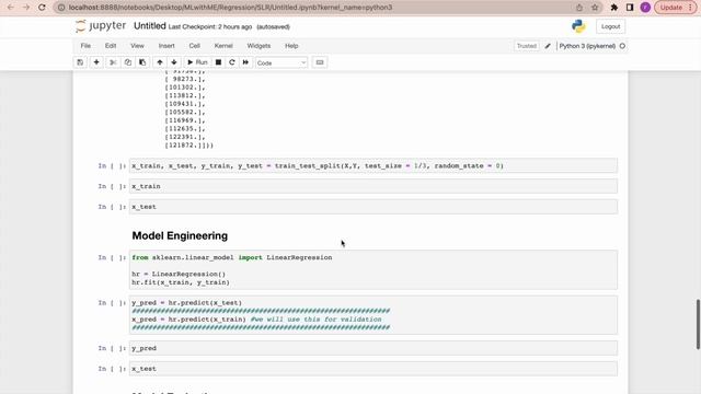 Simple Linear Regression using python