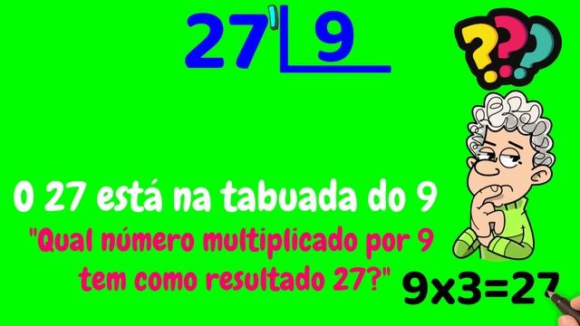 COMO CALCULAR 27 DIVIDIDO POR 9?| Dividir 27 por 9 смотреть онлайн
