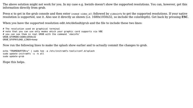 Ubuntu: Enabling Nvidia driver messes up splash screen (4 Solutions!!)