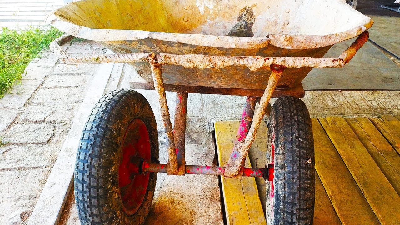 Реставрация садовой тачки | Restoration: Wheelbarrow смотреть онлайн