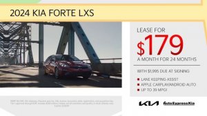 ROAD TRIP! Head on your next road trip with a 2024 KIA Forte LXS!