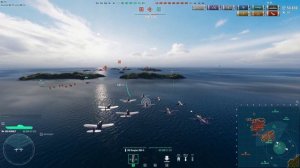 World of Warships USS Hornet прем авик 8 ур.