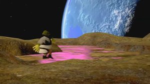 Шрек развлекается в Гаррис Моде