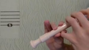 Как играть на блокфлейте - основы игры (Аппликатура, основные ноты) .