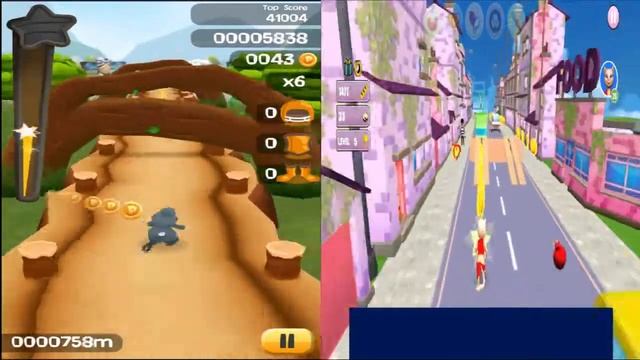 Bunny Run vs Princess Cat Lea Run смотреть онлайн