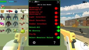 Mod Menu Обнова 2.8.06 Chicken gun By Lary Hacker Выбор монстра как предмет