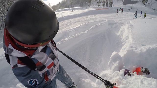 Спасение сноубордистки и снежного плена смотреть онлайн