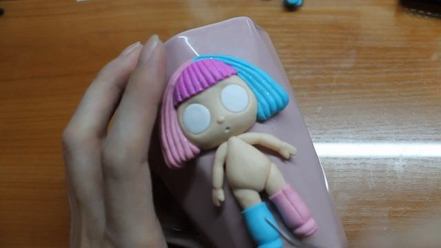 Мастер класс по декору кружки куклой Лол из полимерной глины, кукла Лол LOL