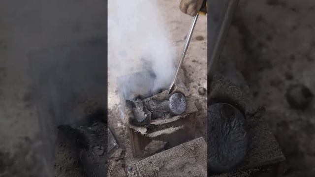 Casting Copper Hammer out of Scrap