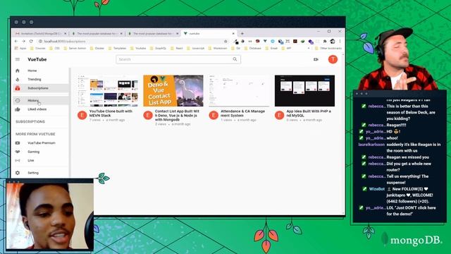 MongoDB Community Showcase | 100DaysOfCode Challenge with Reagan Ekhameye  | Twitch Live Coding