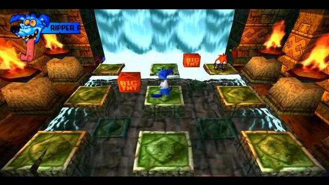 Прохождение Crash Bandicoot 1 - Ripper Roo (Босс Кенгуру) (10) (PS1) смотреть онлайн