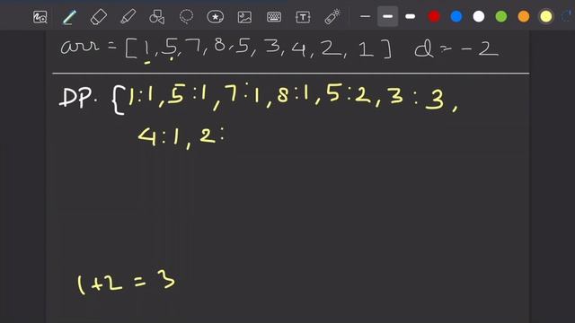 Dynamic Programming | Leetcode 1218 | Longest Arithmetic Subsequence | Python | Hashmap | Algorithm