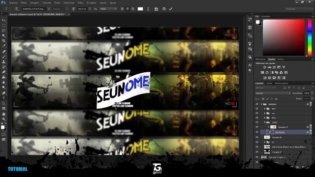 Banner editável para download - Photoshop19