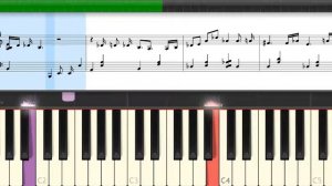 ABBA - Happy New Year - Piano Tutorial by Amadeus (Synthesia) [Sheets]