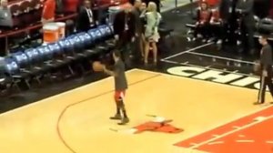 Chicago Bulls Derrick Rose Dunk Before Brooklyn Nets Game