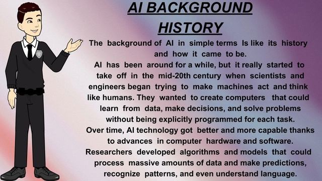 AI definition, History and usage for all non-AI persons (Easy English)