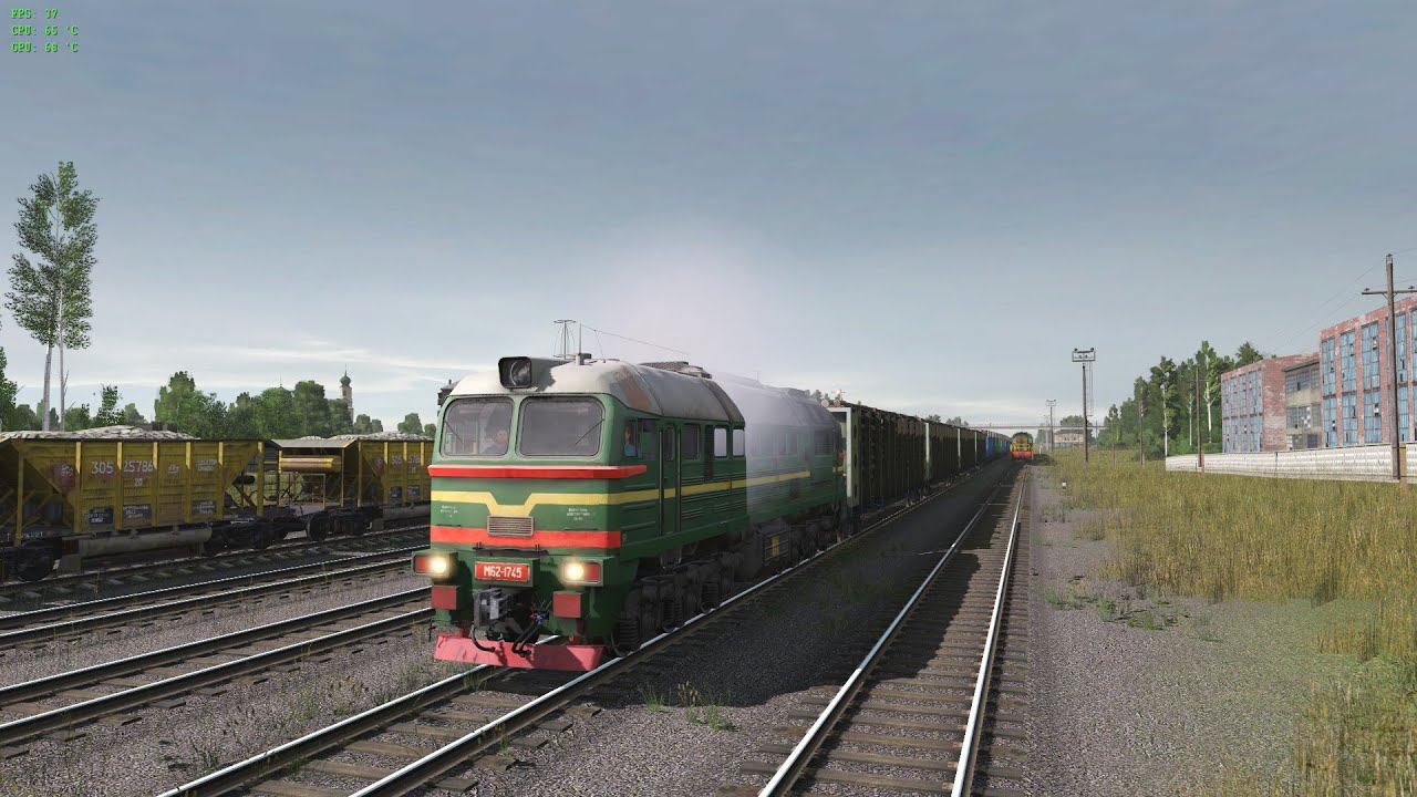 Trainz Railroad Simulator 2019 сценарий "Лес из Беларуси" смотреть онлайн