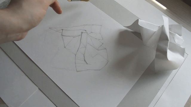 Рисунок мятой бумаги смотреть онлайн