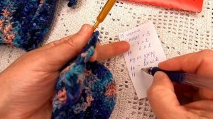 Митенки "КОШКА " , вязание крючком из остатков пряжи , crochet mittens (узор 245)