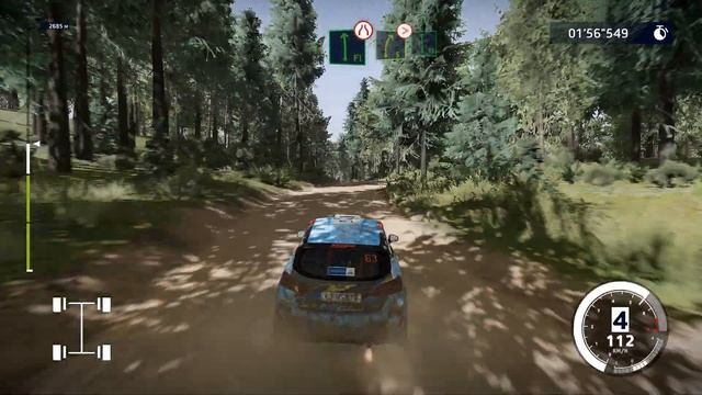 Ралли Эстония 8. Ford Fiesta Rally4. смотреть онлайн