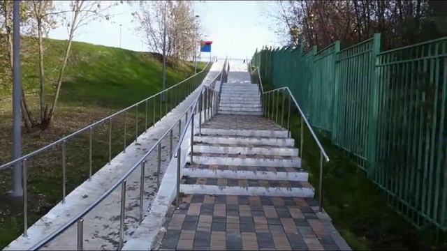 БЛАГОУСТРОЙСТВО НАБЕРЕЖНОЙ В РУБЛЁВЕ.mp4 смотреть онлайн