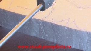 Работа резака для пенопласта