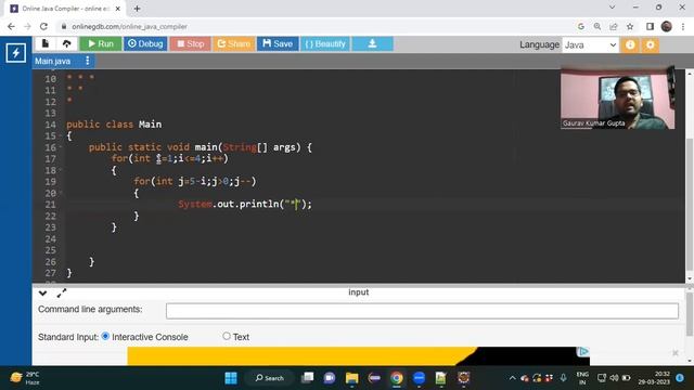 Automation Testing Coding Interview Question For Experienced| Reverse * Pyramid Java|Selenium|Q6