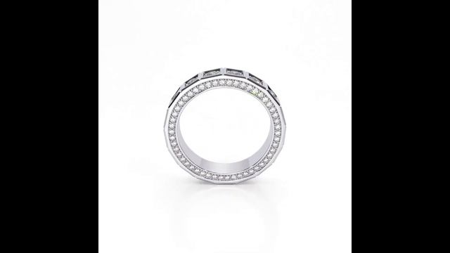 Женское обручальное кольцо с квадратными бриллиантами смотреть онлайн