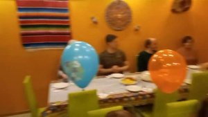 ДР Насти - 6 лет.Вынос торта.