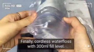 Unboxing h2ofloss | Cordless Water Floss for Brace Cleansing Routine