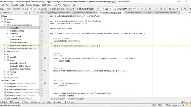 Android Crud Operation-Read Data from SQLite In RecyclerView смотреть онлайн