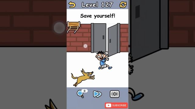 Brain Crack Level 127 Save yourself Walkthrough