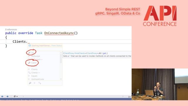 API Conference 2019 Workshop: Beyond REST – building APIs with gRPC, SignalR, and OData (part 3) смотреть онлайн