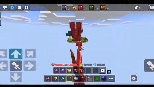 Как играть за человека-паука в Блокмен го бед варс? Blockman Go Twi4x bed wars.