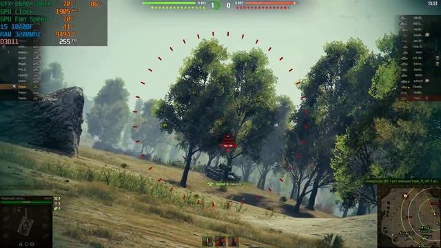 World of Tanks | i5 10400F + GTX 1660 Super | 1080p Benchmark