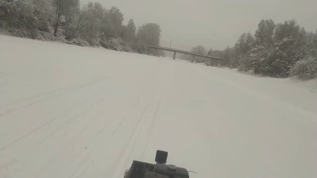 мотобуксировщик. река Колпь. смотреть онлайн