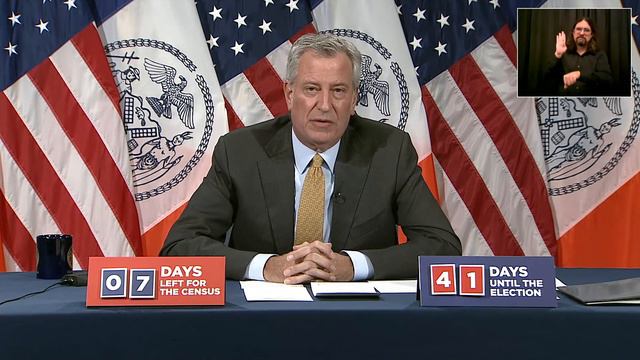 Mayor de Blasio Holds Media Availability смотреть онлайн