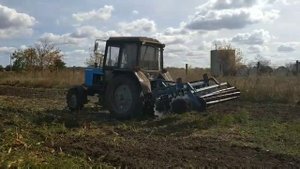 ?Дискование огородов Две Трактора МТЗ 82.1 и БДФ ✔