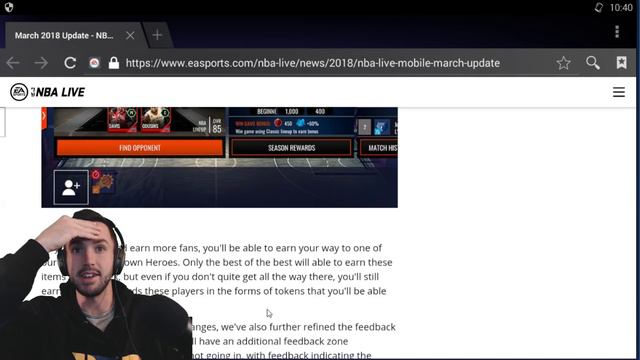 NEW GAME MODE COMING TO NBA LIVE MOBILE!! смотреть онлайн