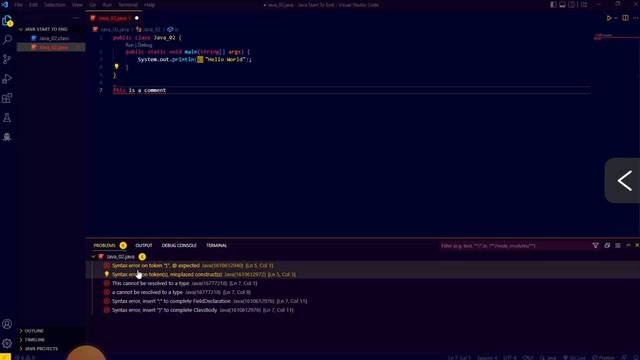 Java Syntax | Java Crash Course #02
