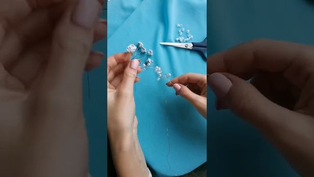 Как сделать венок своими руками DIY. Венок для невесты. МК. смотреть онлайн