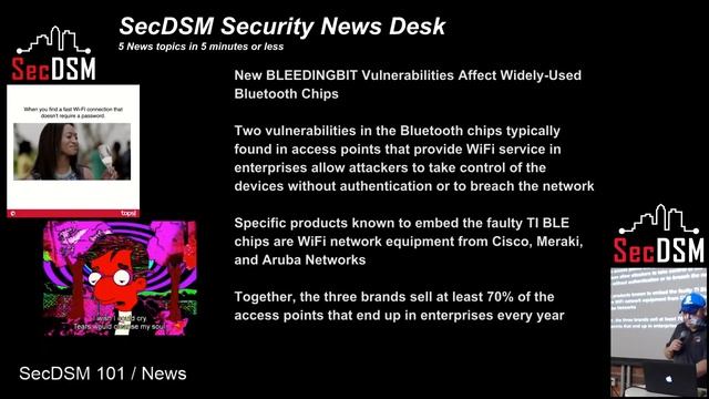 SecDSM 101 - November 2018 смотреть онлайн