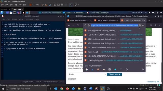 Lab DOM XSS in document write sink using source location search inside a select element смотреть онлайн