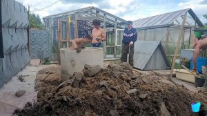 Как выровнять кольца в колодце? Смещение колец в колодце и устранение подтёков песка.