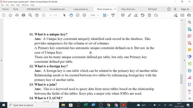 MYSQL SA VSA|| COMPUTER SCIENCE CLASS 12 || INFORMATICS PRACTICES || SHORT ANSWER || CBSE QP