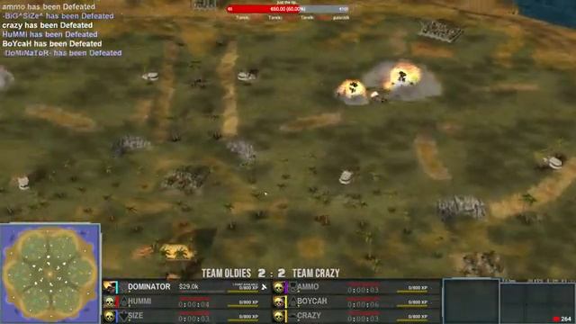 $90 3v3 Challenge: Domi, Size, Hummi vs Crazy, Ammo, Boycah | C&C Generals Zero Hour смотреть онлайн